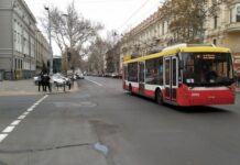 Как работает транспорт в Одессе 5 марта