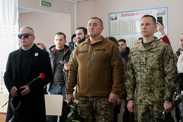 В одесском лицее открыли три мемориальные доски погибшим воинам: среди них Виталий Блажко