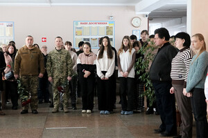 В одесском лицее открыли три мемориальные доски погибшим воинам: среди них Виталий Блажко