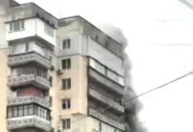 Пожар в многоэтажке в Одессе: огонь охватил одну из квартир